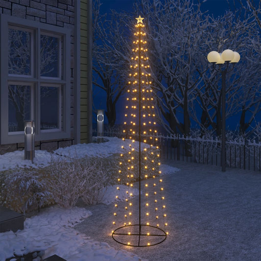 Kartio joulukuusi 136 lämpimän valkoista LEDiä 70x240 cm - Harrastajankoti.fi