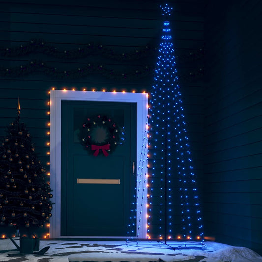 Kartio joulukuusi 330 sinistä LED-valoa 100x300 cm - Harrastajankoti.fi