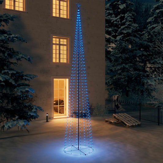 Kartio joulukuusi 752 sinistä LED-valoa 160x500 cm - Harrastajankoti.fi
