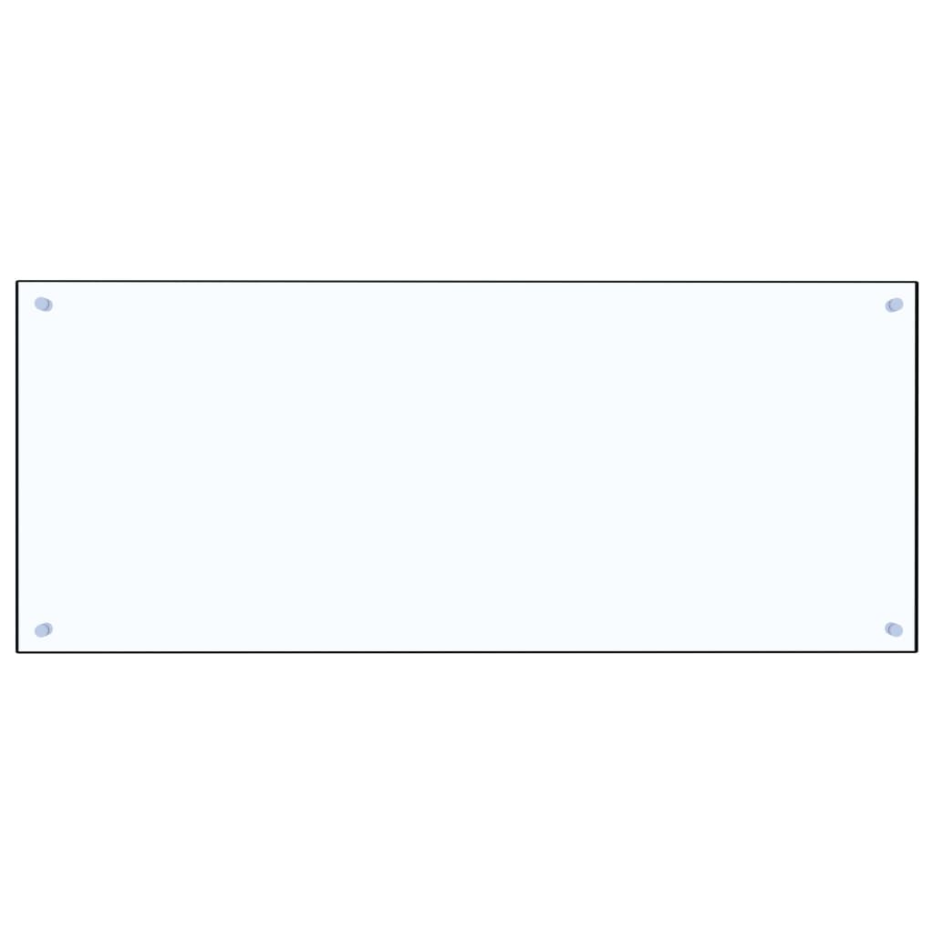 Keittiön roiskesuoja läpinäkyvä 120x50 cm karkaistu lasi - Harrastajankoti.fi